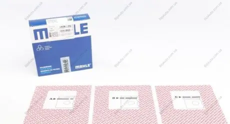 Комплект кілець на поршень MAHLE MAHLE / KNECHT 02182N1