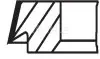 Кільця поршневі MAHLE 016 02 N2 MAHLE / KNECHT 01602N2 (фото 2)