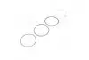 Кільця поршневі FORD 81,80 1,6 86-92 (Mahle) 013 58 N1 MAHLE / KNECHT 01358N1 (фото 2)