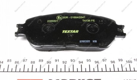 Тормозные колодки, к-кт. TEXTAR 2385501 (фото 1)