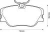 Гальмівні колодки передні Mercedes 124, 190, E-Class / Peugeot 205 / Citroen C15 JURID 571382J 571382J