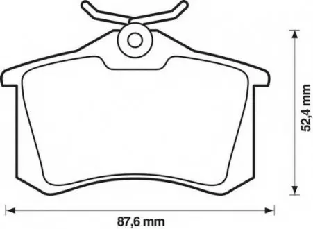 Колодки дискового тормоза Jurid 571906J