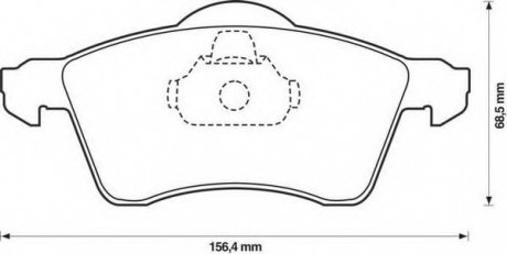 Колодки дискового гальма Jurid 571934J (фото 1)