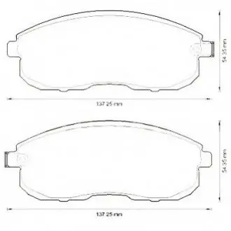 Колодки дискового гальма Jurid 573304J