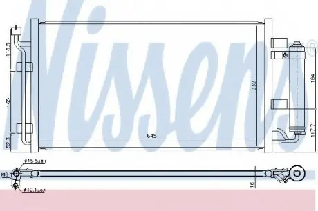 Радиаторы кондиционеров NISSENS 940582