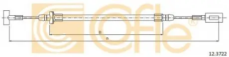 Трос стояночного тормоза COFLE 12.3722
