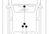 Трос стояночного тормоза COFLE 10.6858 (фото 2)