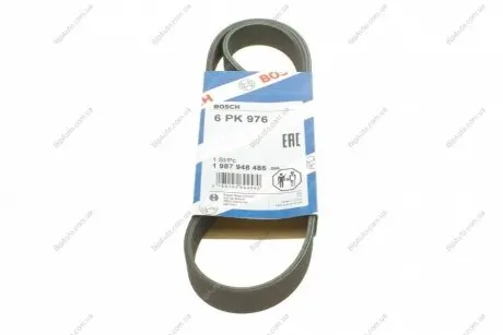Ремінь п-клиновий 6pk976 BOSCH 1 987 948 486