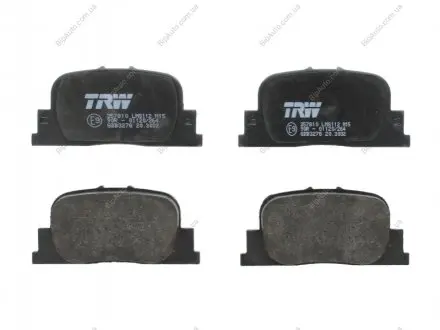 Колодка гальм. TOYOTA задн. TRW GDB3278