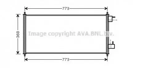 Радіатор кодиціонера AVA AVA COOLING FDA 5361