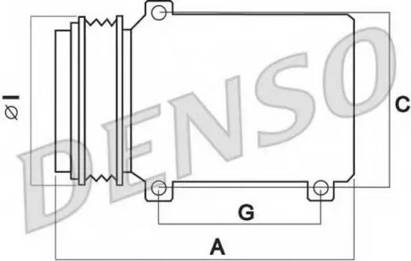 Компрессор кондиционера DENSO DCP02037