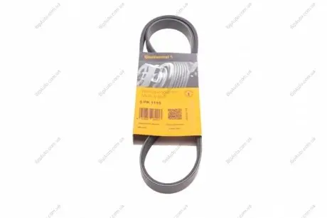 Пас поліклиновий Hyundai Santa Fe/Sonata 01-06/Kia CONTINENTAL Contitech 5PK1110