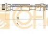 Трос стояночного тормоза COFLE 11.607 (фото 1)