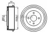 Тормозной барабан 0 986 477 012 BOSCH