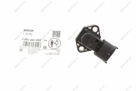 ДАТЧИК ТИСКУ НАДДУВУ BOSCH 0 281 002 205