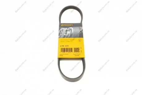 Ремінь генератора поліклиновий CONTINENTAL Contitech 4PK673