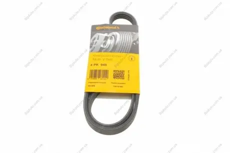 Пас поліклиновий Citroen Jumper/Peugeot Boxer 2.5T CONTINENTAL Contitech 4PK945