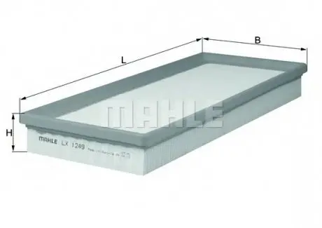 Повітряний фільтр KNECHT MAHLE / KNECHT LX1249