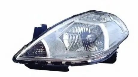 Фара пра. NIS TIIDA 05- DEPO 115-1116R-LDEM1