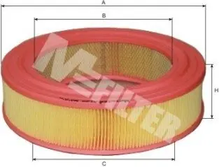 Фильтр воздушный MB M-FILTER A129