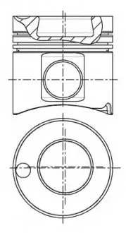 Поршень MB 128.0 OM442 NURAL 87-179300-80