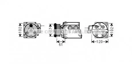Компресор AVA AVA COOLING FDA K436