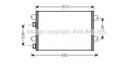 Радiатор кондицiонера AVA AVA COOLING RTA 5317