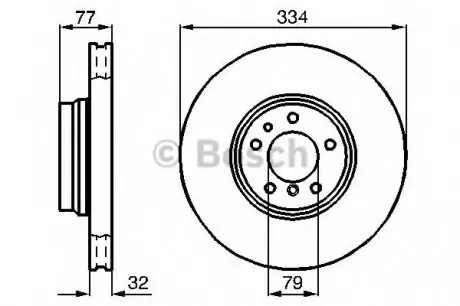 Тормозной диск BOSCH 0 986 478 623