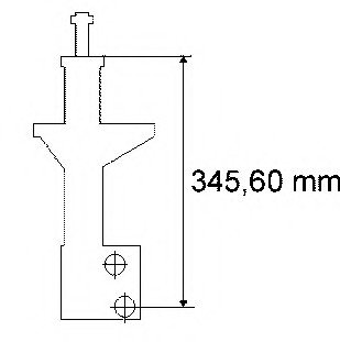 Амортизатор подвески SACHS 230 315 (фото 1)