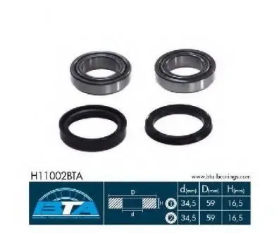 Підшипник колеса,комплект BTA H11002BTA