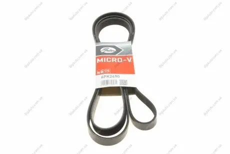 Ремінь генератора клиновий Gates 6PK2490