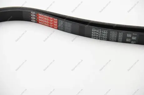 Ремінь генератора клиновий Gates 6PK2160