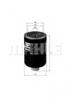 Фильтр топл. (Knecht-Mahle) MAHLE / KNECHT KC191