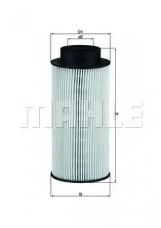 Фильтр топл. (Knecht-Mahle) MAHLE / KNECHT KX182/1D