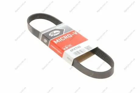 Ремінь генератора Fabia 1.4 99-07 Gates 6PK745