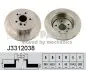 Тормозной диск J3312038 NIPPARTS