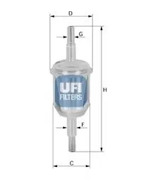 Топливный фильтр UFI 31.027.00