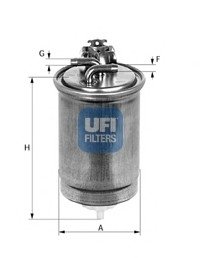 Паливний фільтр UFI 24.430.00 (фото 1)