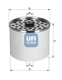 Топливный фильтр UFI 24.361.00