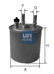 Фільтр паливний UFI 24.073.00