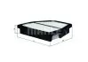 Воздушный фильтр KNECHT MAHLE / KNECHT LX2965 (фото 1)