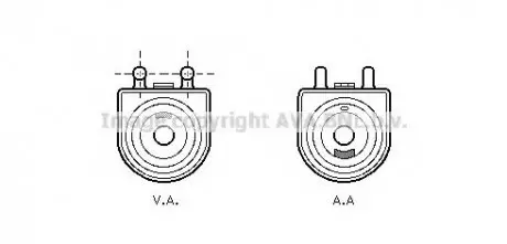 Масляный радиатор AVA AVA COOLING PE 3271