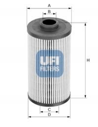 Масляный фильтр UFI 25.148.00 (фото 1)