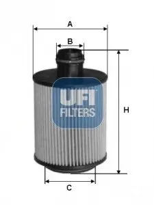 Масляный фильтр UFI 25.088.00