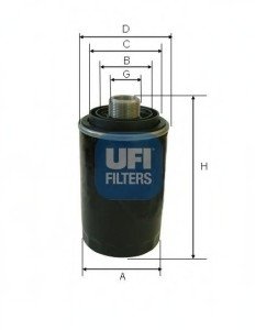 Масляный фильтр UFI 23.493.00