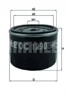 Масляный фильтр KNECHT MAHLE / KNECHT OC1290