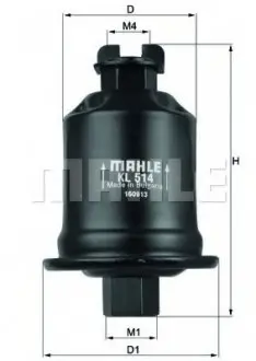 Топливный фильтр KNECHT MAHLE / KNECHT KL514 (фото 1)