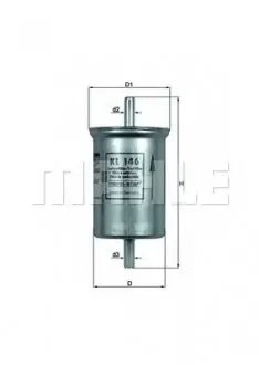 Топливный фильтр KNECHT MAHLE / KNECHT KL146