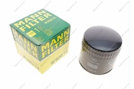 Фільтр масляний -FILTER W 920/14 MANN W920/14