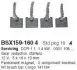 Комплект щіток CARGO BSX159-160 4 BSX159-1604